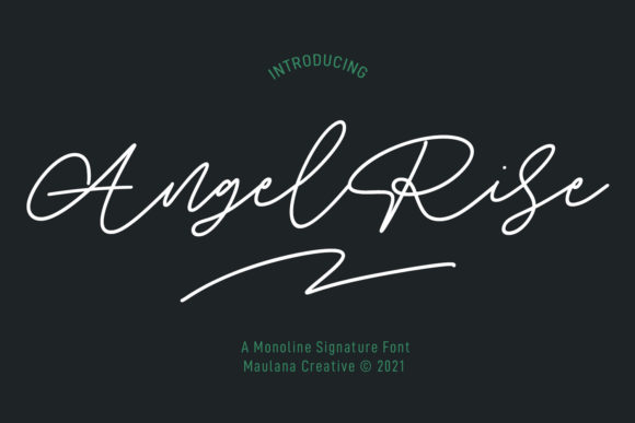 Angel Rise: A Handwritten Font That Balances Personality and Professionalism