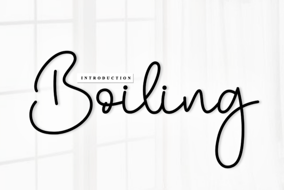 Boiling: The Handwritten Font That Brings Warmth and Personality to Every Design