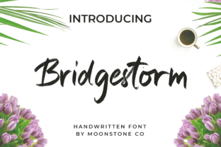 Bridgestorm: A Handwritten Font for Warm, Personal Design Projects