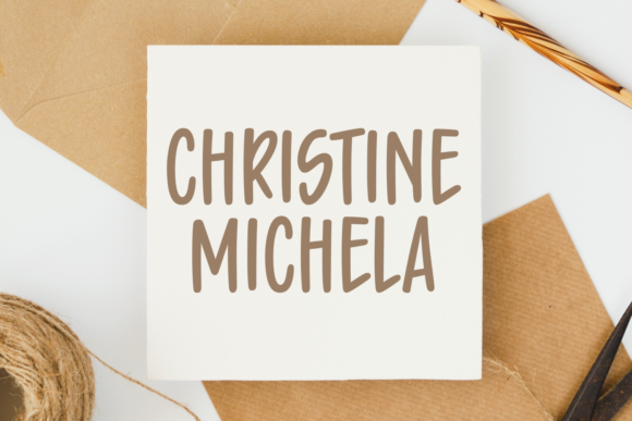 Christine Michela: A Handwritten Font That Balances Personality and Practicality