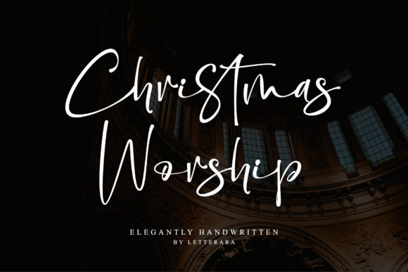 Christmas Worship: An Enchanting Handwritten Font