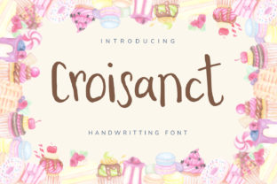 Croisanct: A Sweet Handwritten Font for Happy Designs
