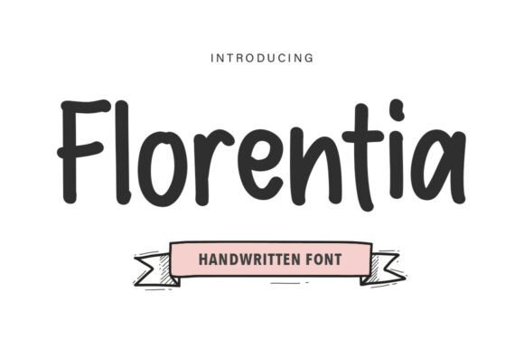 Florentia Font: Warm, Handwritten Typography for Authentic Creative Projects