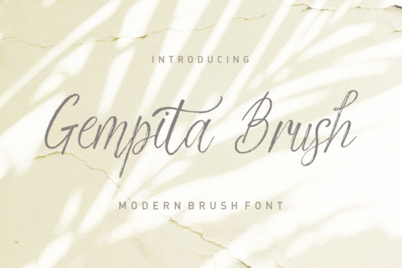 Gempita Brush: Light, Cool & Smart Handwriting