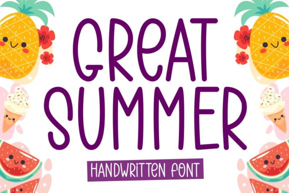Great Summer: A Handwritten Font That Fits Real Workflows