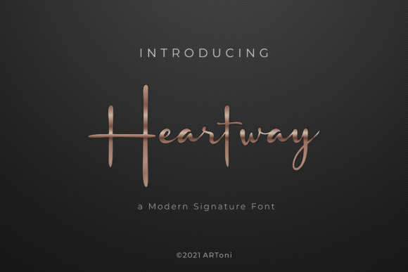Heartway: A Timeless Handwritten Font