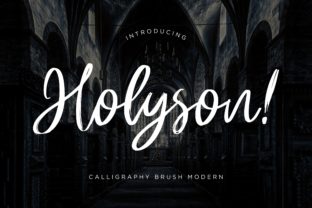 Holyson: A Cheerful Handwritten Font