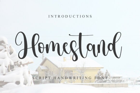 Homestand: A Stylish Handwritten Font for Design Projects