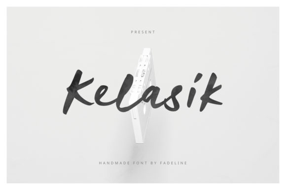 Kelasik: A Handwritten Font That Feels Like a Smile