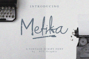 Mefika: Playful, Vintage Handwriting Font