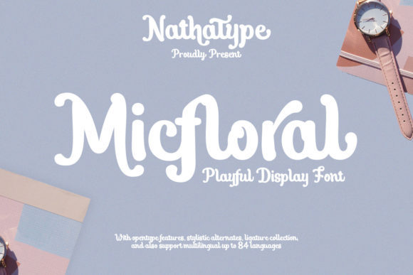 Micfloral: The Handwritten Font That Adds Personality Without Pretense