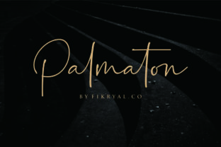Palmaton: A Sweet Handwritten Font for Authentic Design
