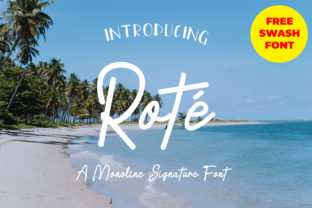 Rote: A Handwritten Font with Authentic Character for Creative Projects