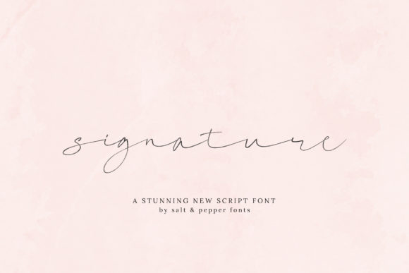 Signature Script: Elevate Personalized Design with Elegant Handwritten Typography