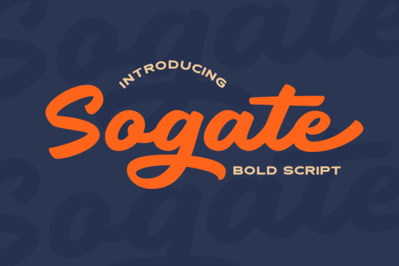 Sogate: Bold Handwritten Charm for Real Projects