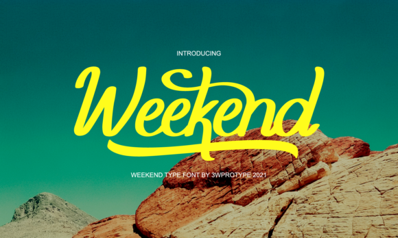 Weekend: A Handwritten Font That Fits Real Life